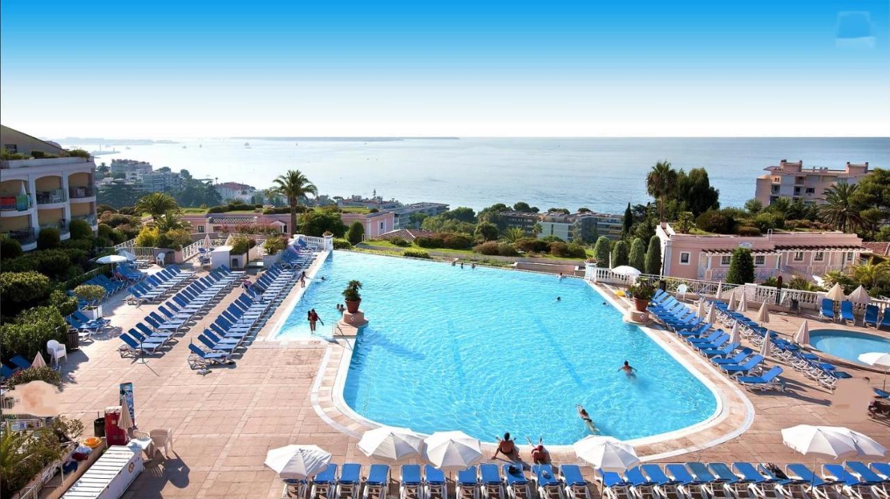 Exceptionnel Sur Cannes Vue Mer Piscine Exterior foto